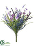 Silk Plants Direct Lavender, Fern Bouquet - Lavender Purple - Pack of 12