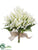 Silk Plants Direct Lily of The Valley Bouquet - White - Pack of 6