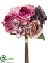 Silk Plants Direct Hydrangea, Rose Bouquet - Lavender Mauve - Pack of 12