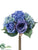 Hydrangea, Rose, Sedum Bouquet - Blue Two Tone - Pack of 12
