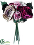 Silk Plants Direct Rose Bouquet - Wine Mauve - Pack of 12