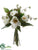 Anemone, Viburnum Berry Bouquet - White - Pack of 6