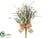 Silk Plants Direct Eucalyptus, Lavender Bouquet - Green Lavender - Pack of 6