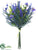 Pansy, Grape Hyacinth Bouquet - Purple Blue - Pack of 12