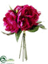 Silk Plants Direct Peony Bouquet - Beauty Pink - Pack of 12