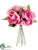Peony Bouquet - Pink Soft - Pack of 12