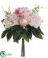 Silk Plants Direct Peony Bouquet - Rose Cream - Pack of 12