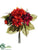 Dahlia, Mini Berry Bouquet - Flame Burgundy - Pack of 12