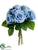 Rose Bouquet - Blue - Pack of 6