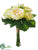 Rose Bouquet - White Cream - Pack of 6