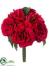 Silk Plants Direct Rose Bouquet - Red - Pack of 12