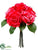 Rose Bouquet - Red Fuchsia - Pack of 4