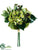 Hydrangea, Berry Bouquet - Green - Pack of 6