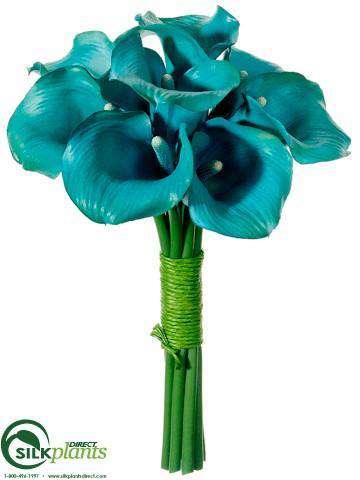 blue calla lily plant Calla Lily Bouquets | Silk Flower Arrangements | Artificial Lilies