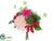 Dahlia, Peony Bouquet - Beauty Blush - Pack of 6