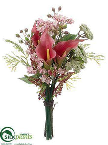 Calla Lily, Blossom Bouquet - Pink Mauve - Pack of 6