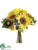 Sunflower Bouquet - Yellow - Pack of 6