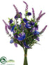 Silk Plants Direct Sweet Pea, Lavender Bouquet - Purple - Pack of 12