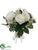 Rose, Lilac, Snowball Bouquet - White Blush - Pack of 6