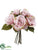 Rose Bouquet - Mauve - Pack of 12