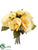 Rose Bouquet - Yellow - Pack of 12