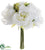 Peony Bouquet - White - Pack of 12