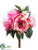 Peony Bouquet - Pink Cream - Pack of 6