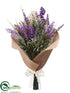 Silk Plants Direct Lavender Bouquet - Lavender Purple - Pack of 6