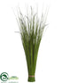 Silk Plants Direct Lavender, Grass Bouquet - Lavender Green - Pack of 6