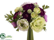 Ranunculus Bouquet - Purple Green - Pack of 6