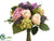 Rose, Tulip Bouquet - Lilac Green - Pack of 6