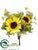 Sunflower, Jade - Yellow Green - Pack of 6