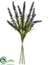 Silk Plants Direct Lavender Bouquet - Lavender - Pack of 12