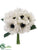 Anemone Bouquet - White - Pack of 6