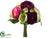 Ranunculus Bouquet - Violet Green - Pack of 6
