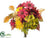 Hydrangea, Sunflower, Artichoke Bouquet - Green Brick - Pack of 6