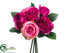 Silk Plants Direct Rose Bouquet - Beauty Rose - Pack of 12