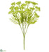 Silk Plants Direct Queen Anne's Lace Bush - Green Light - Pack of 6