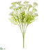 Silk Plants Direct Queen Anne's Lace Bush - White - Pack of 6
