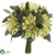Dahlia, Sedum Bouquet - Green - Pack of 4