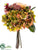 Hydrangea, Rose, Skimmia Bouquet - Green Pink - Pack of 6