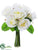 Rose Bouquet - Cream White - Pack of 12