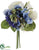 Hydrangea, Rose, Peony Bouquet - Cream Delphinium - Pack of 6