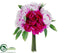 Silk Plants Direct Peony Bouquet - Pink Beauty - Pack of 6