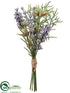 Silk Plants Direct Lavender, Protea Bouquet - Lavender Purple - Pack of 24