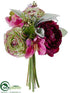 Silk Plants Direct Ranunculus Bouquet - Purple Lilac - Pack of 6