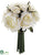 Confetti Rose Bouquet - Cream White - Pack of 6