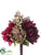Dahlia, Rose Bouquet - Burgundy Green - Pack of 12