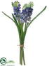 Silk Plants Direct Muscari Bundle - Blue - Pack of 12