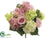 Hydrangea, Rose Bouquet - Rose Green - Pack of 12